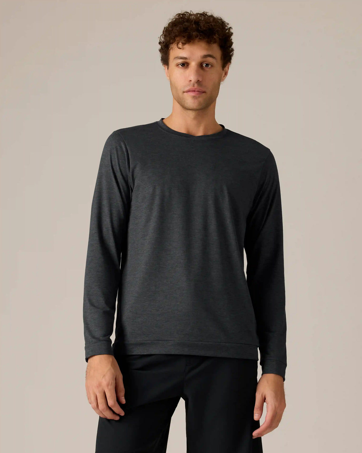 Out Of Office Midweight Crew Neck -- Asphalt