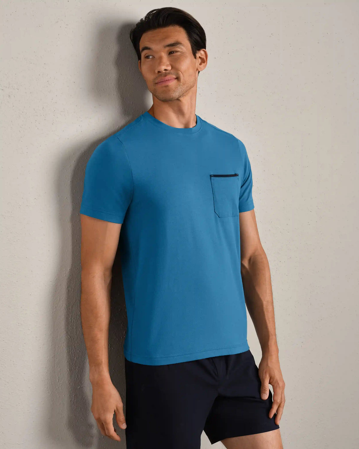Origin Pocket Tee - Slim -- Ash Blue