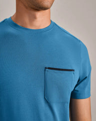 Origin Pocket Tee - Slim -- Ash Blue