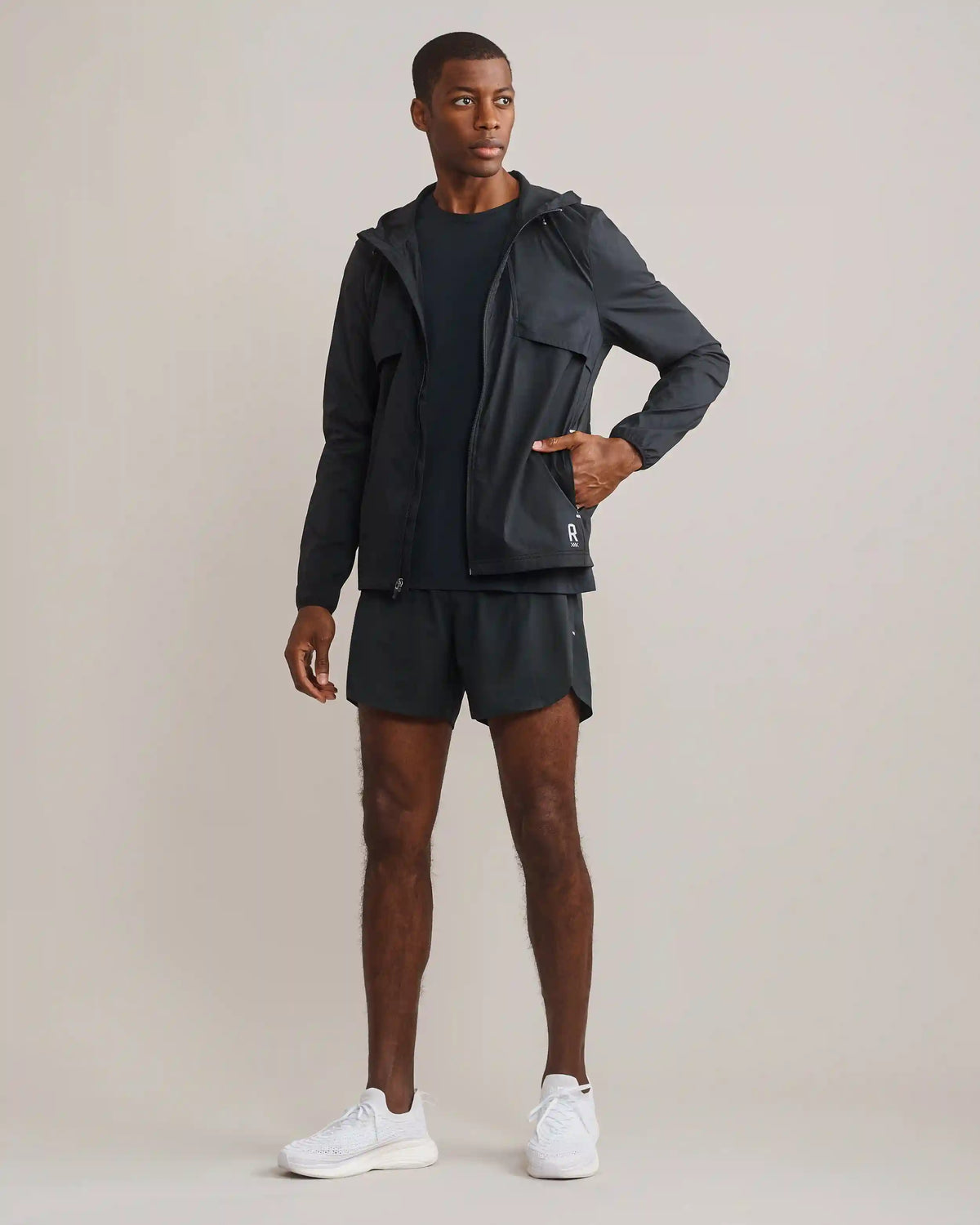 Outpace Full Zip Jacket -- Black