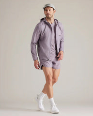 Outpace Full Zip Jacket -- Gray Stone