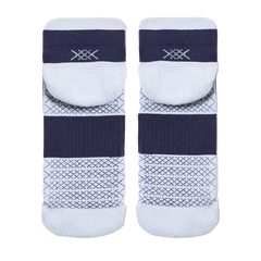 Essentials Ankle Sock -- Navy/Heather Gray