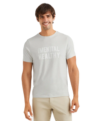 (Men)tal Healthy Everyday Tee -- Light Heather Gray