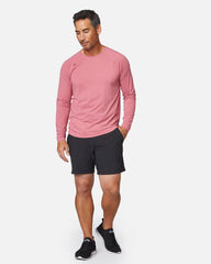 Reign Long Sleeve Tee -- Red Moscato