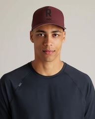 Peak Hat -- Red Mahogany