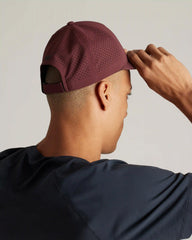 Peak Hat -- Red Mahogany