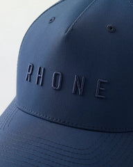 Peak Hat - Rhone Word Mark -- True Navy
