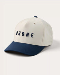 Peak Hat - Rhone Word Mark -- True Navy / Ivory