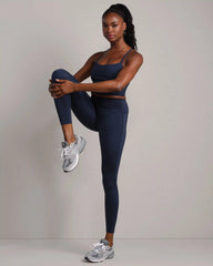 PowerShine 7/8 Legging -- Navy Blue