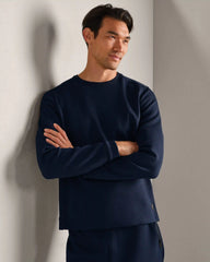Quantum Crewneck -- True Navy