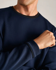 Quantum Crewneck -- True Navy
