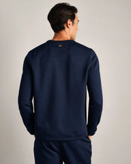 Quantum Crewneck -- True Navy