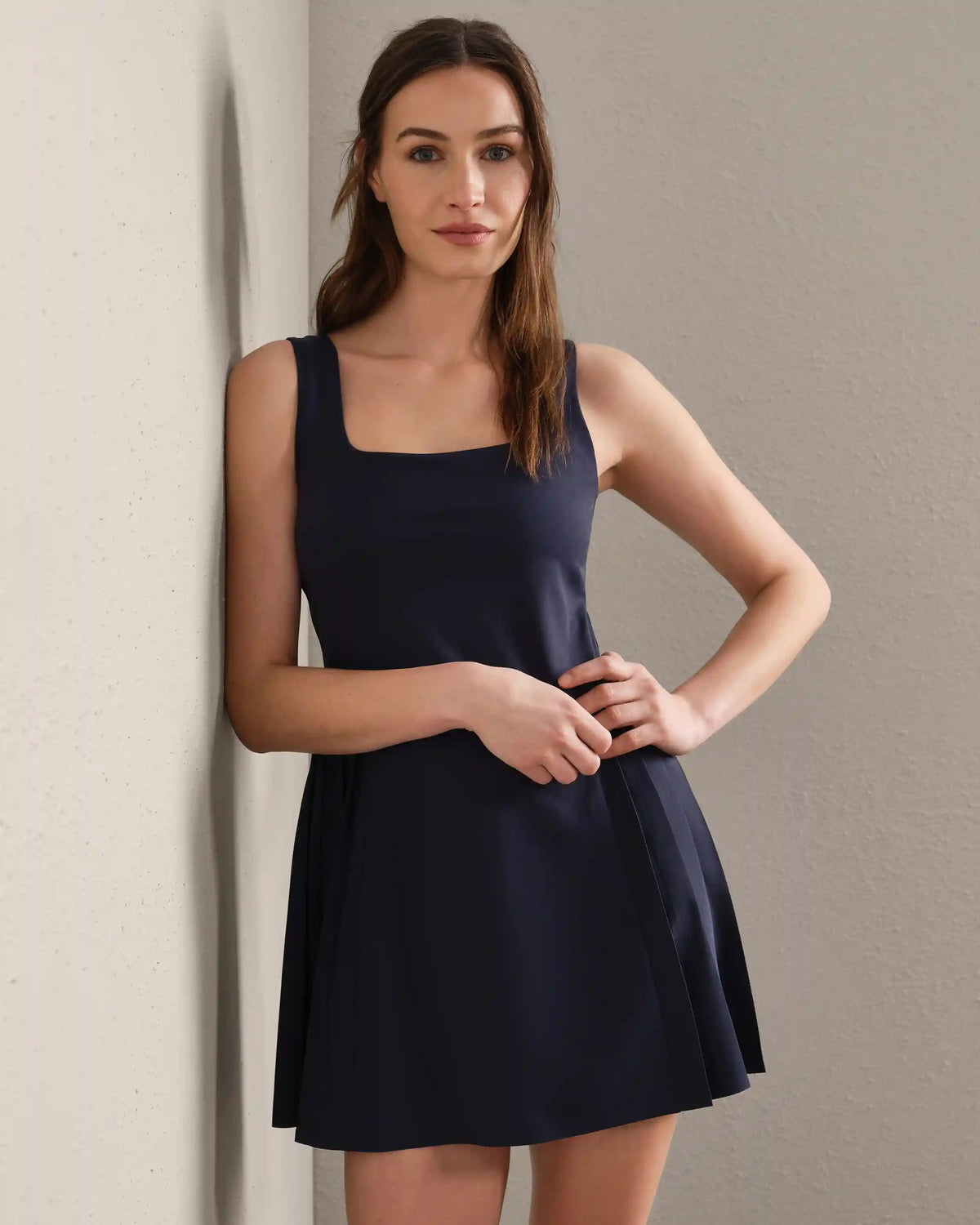 Rally Dress -- Navy Blue