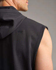 Range Sleeveless Hoodie -- Black