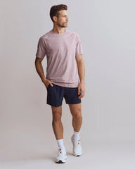 Reign Tee -- Discreet Mauve Space Dye