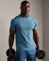 Reign Short Sleeve -- Ash Blue/Cool Mint Heather