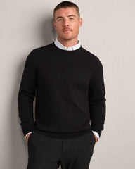 Resolve Pique Sweater -- Black