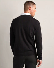 Resolve Pique Sweater -- Black