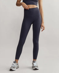 Revive™ 7/8 Legging -- Navy Blue Dot
