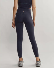 Revive™ 7/8 Legging -- Navy Blue Dot