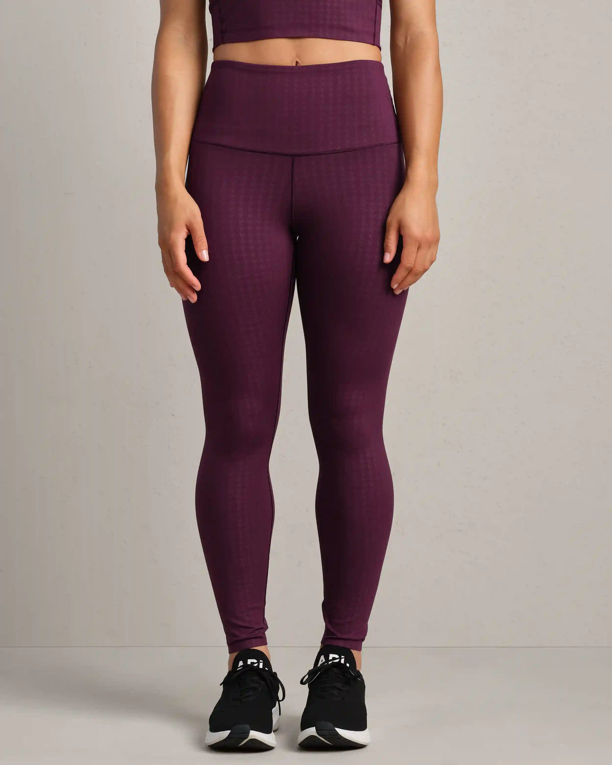 Revive™ 7/8 Legging -- Mulberry Houndstooth