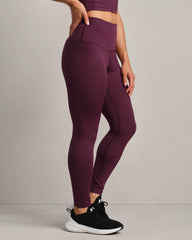 Revive™ 7/8 Legging -- Mulberry Houndstooth