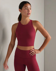 Revive™ Longline Bra -- Cranberry