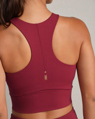 Revive™ Longline Bra -- Cranberry
