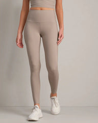Revive™ Rib 7/8 Legging -- Beige Stone