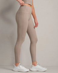 Revive™ Rib 7/8 Legging -- Beige Stone