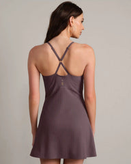 Revive™ Rib Dress -- Deep Mauve