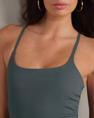 [OFFLINE] Revive™ Rib Dress -- Green Smoke