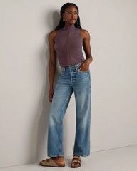 Revive™ Rib Zip Tank -- Deep Mauve