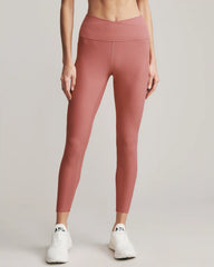 Ripple 7/8 Pocket Legging -- Hibiscus Blush