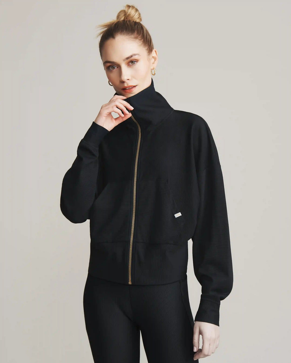 Ripple Full Zip -- Black