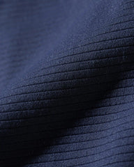 Ripple Longline Bra -- Navy Blue