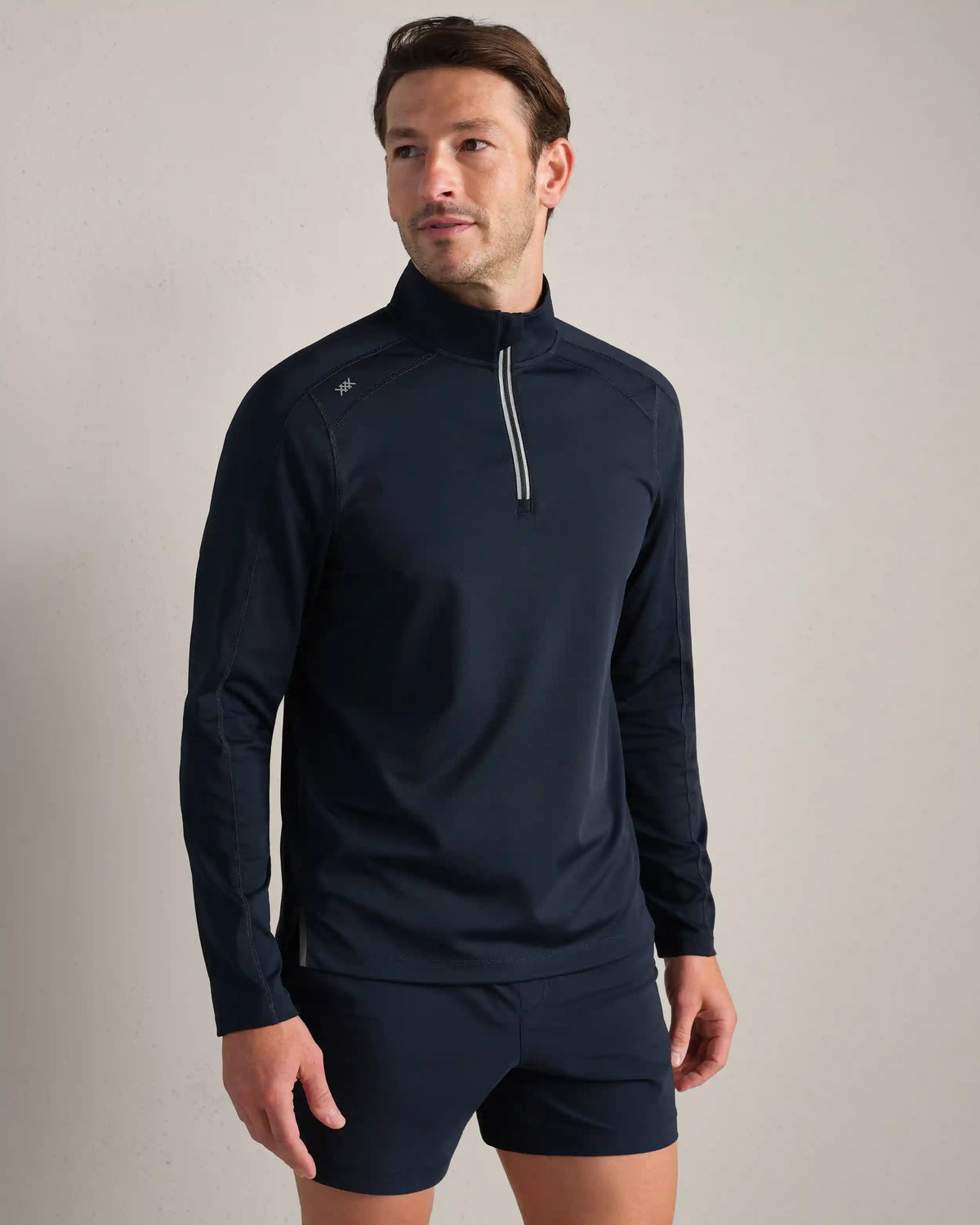 Rise 1/4 Zip -- True Navy New