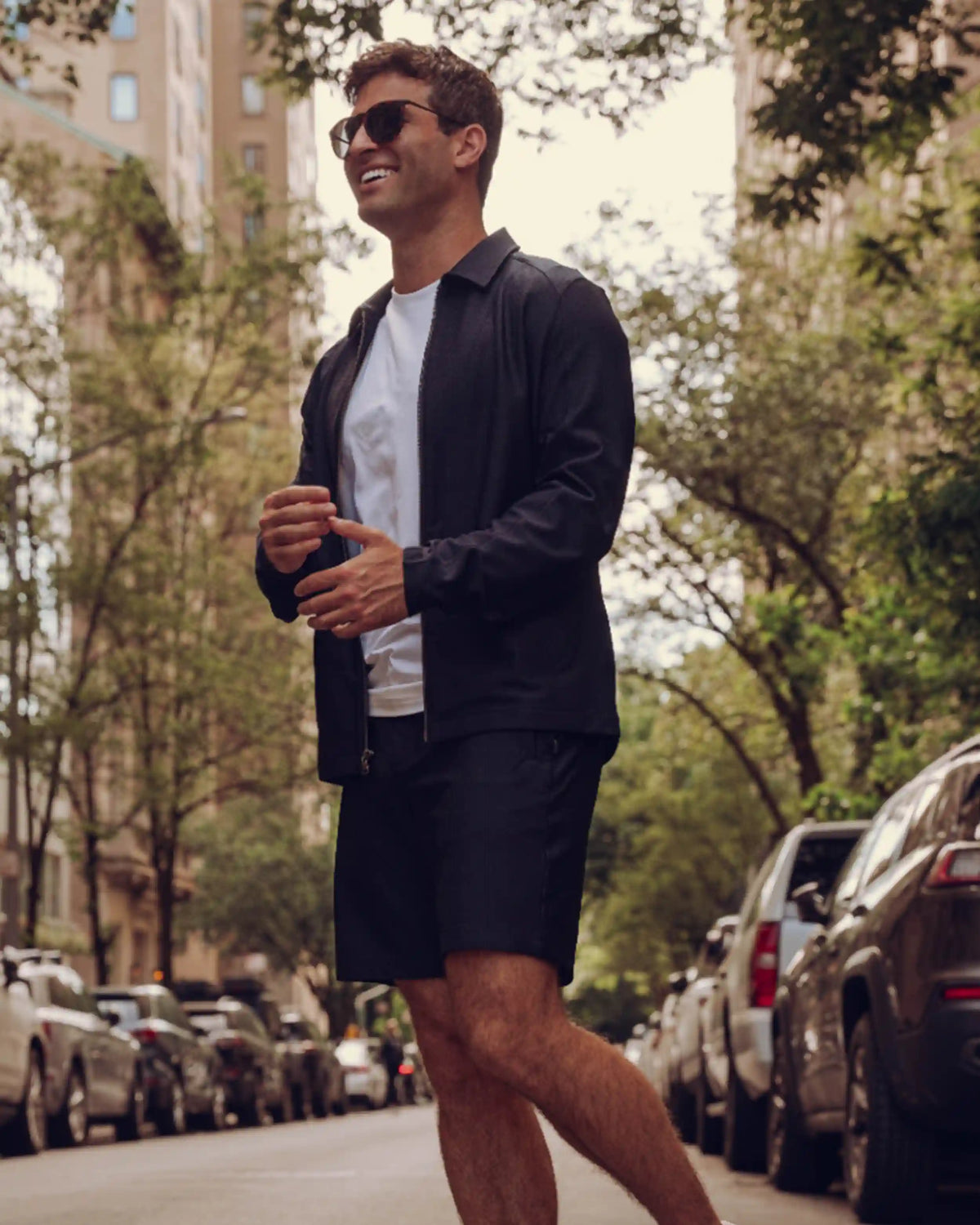 Big Easy Seersucker Coaches Jacket -- True Navy