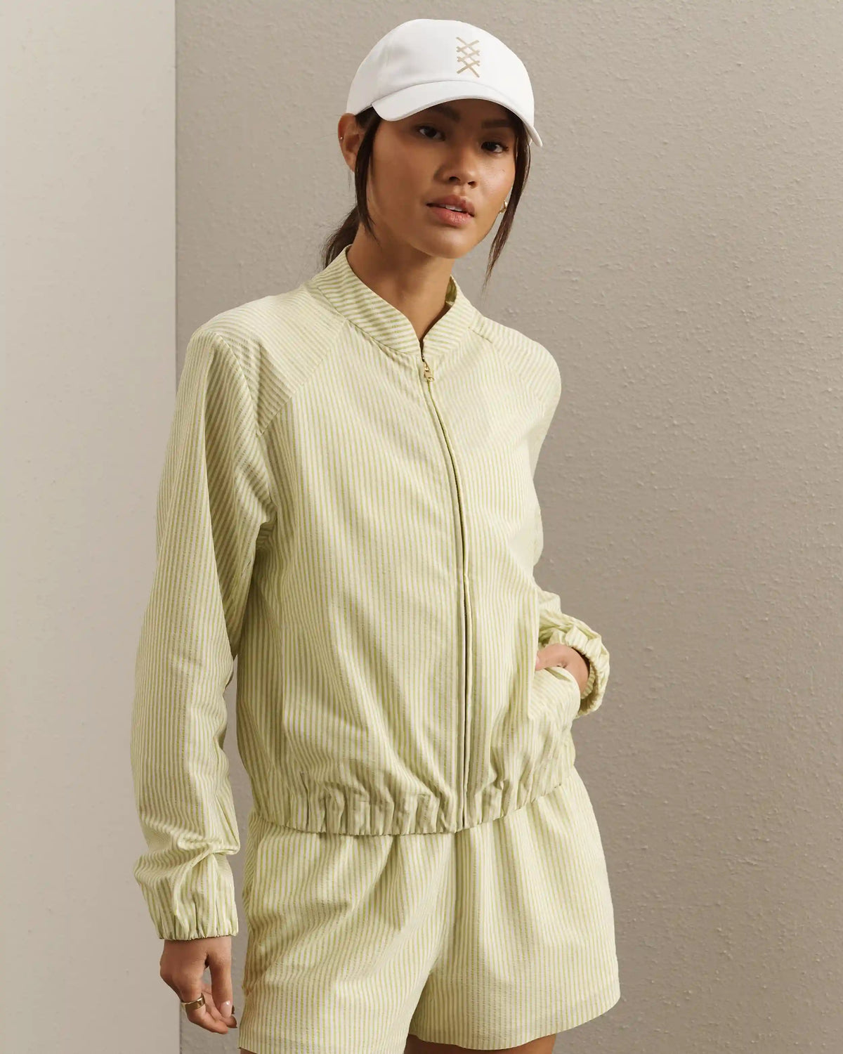 Saltair Jacket -- Citron Stripe