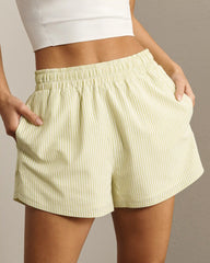 Saltair Short - Lined -- Citron Stripe