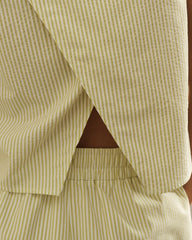 Saltair Tank -- Citron Stripe