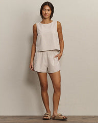 Saltair Tank -- Taupe Stripe