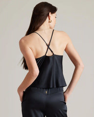 Satin Cami -- Black