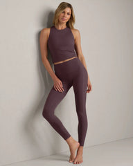 Serene Fitted Rib Tank -- Deep Mauve