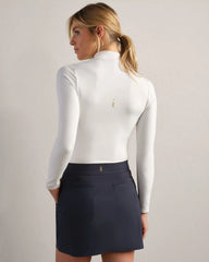 Serene Mock Neck -- Snow White