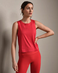 Serene Tank -- Cabana Red
