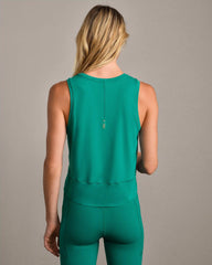 Serene Tank -- Emerald Green
