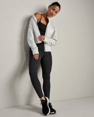 Shimmer 7/8 Legging -- Pure Black