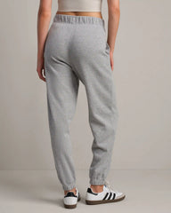 Signature Rib Jogger -- Heather Gray