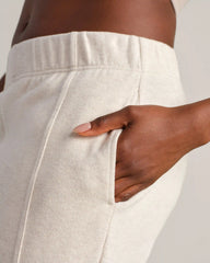 Signature Rib Jogger -- Oatmeal Heather
